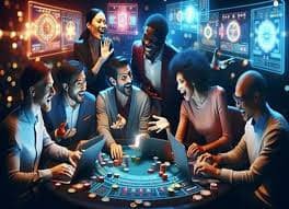 Tampilan meja permainan kartu live di mpo88